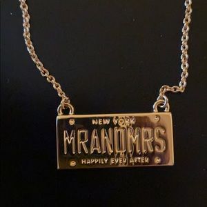 NWT Kate Spade Mr & Mrs Plate KISS A Prince